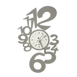 Viadurini Time Design Wanduhren-Große Design-Wanduhr aus Eisen mit externen Zahlen - Wassermann