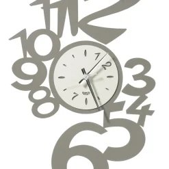 Viadurini Time Design Wanduhren-Große Design-Wanduhr aus Eisen mit externen Zahlen - Wassermann