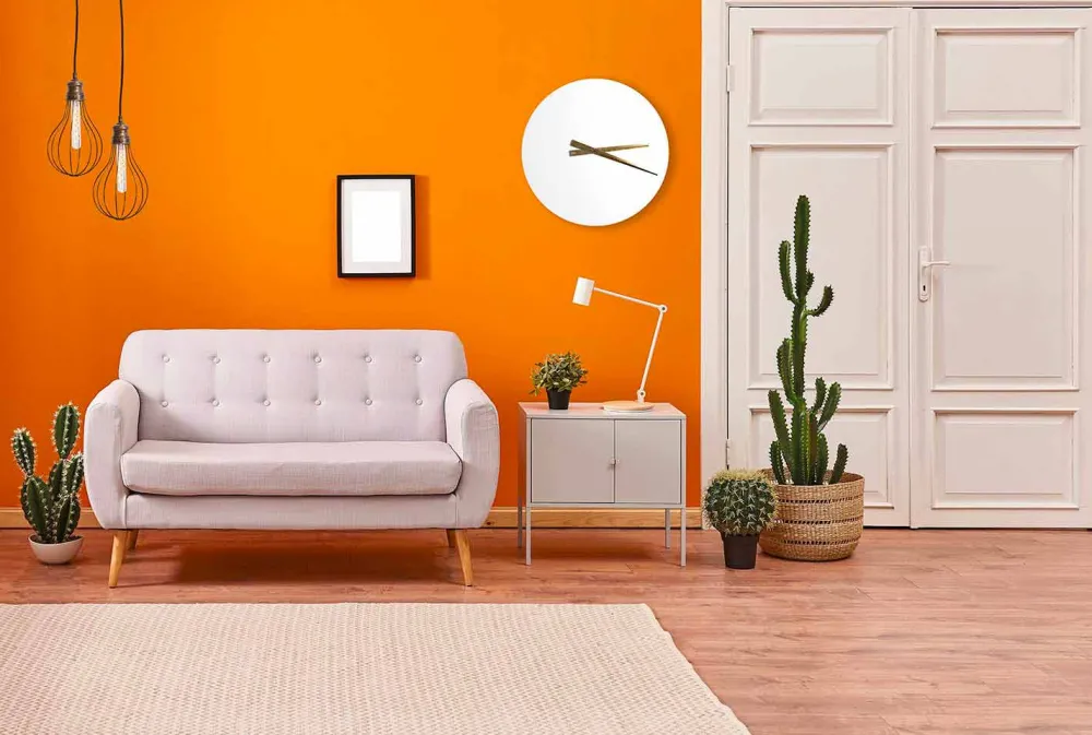 Viadurini Time Design Wanduhren-Große farbige moderne Wanduhr aus rundem Holz - Dione