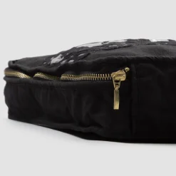 Viadurini Textile Italienische Mode-Große Hose aus Leinen und Baumwolle mit Farnese-Spitze und Reißverschluss, 2 Oberflächen - Mike