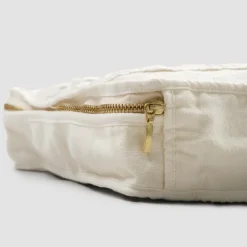 Viadurini Textile Italienische Mode-Große Hose aus Leinen und Baumwolle mit Farnese-Spitze und Reißverschluss, 2 Oberflächen - Mike