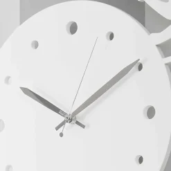 Viadurini Time Design Wanduhren-Große moderne runde farbig verzierte Wanduhr - Cat