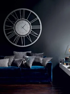 Viadurini Time Design Wanduhren-Große moderne Wanduhr aus Eisen Made in Italy - Einar