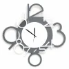 Viadurini Time Design Wanduhren-Große und moderne Design Wanduhr in weißem und grauem Holz - Ziffer