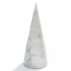 Viadurini Living Deko Artikel Und Wohnaccessoires-Großer dekorativer Kegel aus weißem Carrara-Marmor Made in Italy - Connu