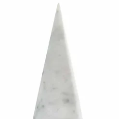 Viadurini Living Deko Artikel Und Wohnaccessoires-Großer dekorativer Kegel aus weißem Carrara-Marmor Made in Italy - Connu