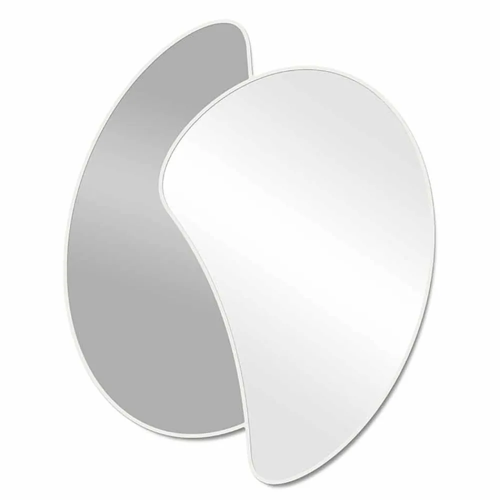 Viadurini Living Wandspiegel-Großer Design-Wandspiegel mit moderner farbiger Struktur - Mantra