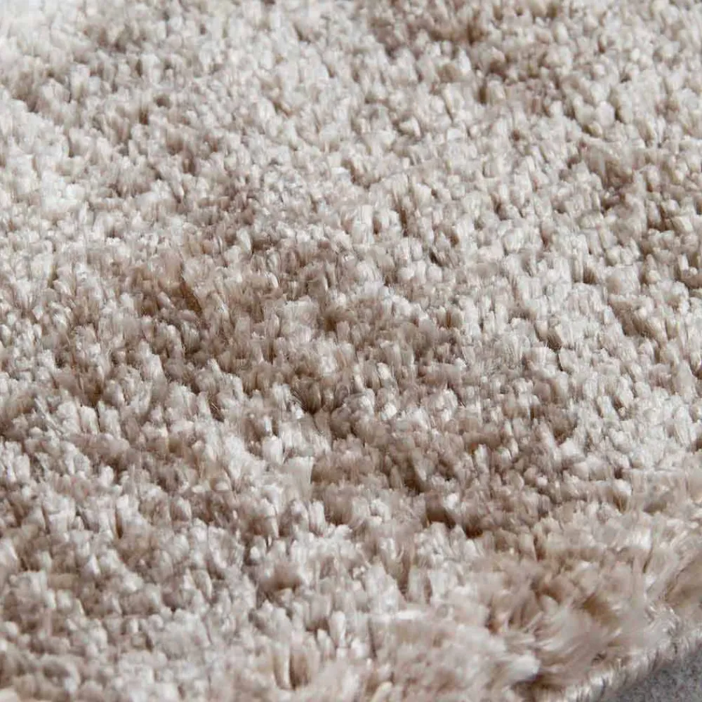 Viadurini Carpets Teppiche-Großer langhaariger Teppich mit modernem Design aus farbiger Seide und Baumwolle - Etesia