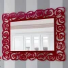 Viadurini Decor Wandspiegel-Großer moderner Wandspiegel aus rotem Plexiglas - Rosalinda