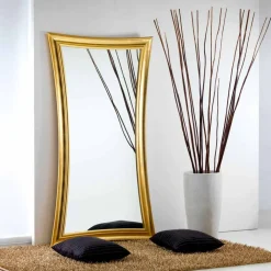 Viadurini Classic Wandspiegel|Standspiegel-Großer Wand und Standspiegel gewölbt 110x179 Heart