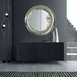 Viadurini Living Wandspiegel-Großer Wandspiegel in Kristalloptik, hergestellt in Italien – Stilla