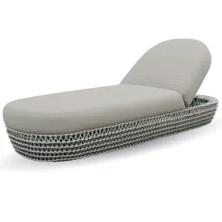 Viadurini in the Garden Sonnenliegen-Gummi Garten Chaiselongue mit Seil gewebte Struktur - Shuffle