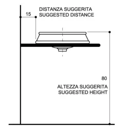 Viadurini Bathroom Waschbecken Aus Fire Clay-Halbeinbau-Designerwaschbecken aus handbemaltem Schamotteton, hergestellt in Italien, Manilo