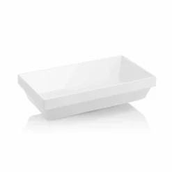 Viadurini Bathroom Harzwaschbecken-Halbeinbauwaschbecken aus weißem Harz mit Abflussabdeckung in modernem Design - Gelataro