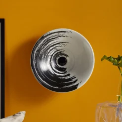 Viadurini Bathroom Keramikwaschbecken-Halbeinbauwaschbecken aus hochwertigem französischem Porzellan – Pausa