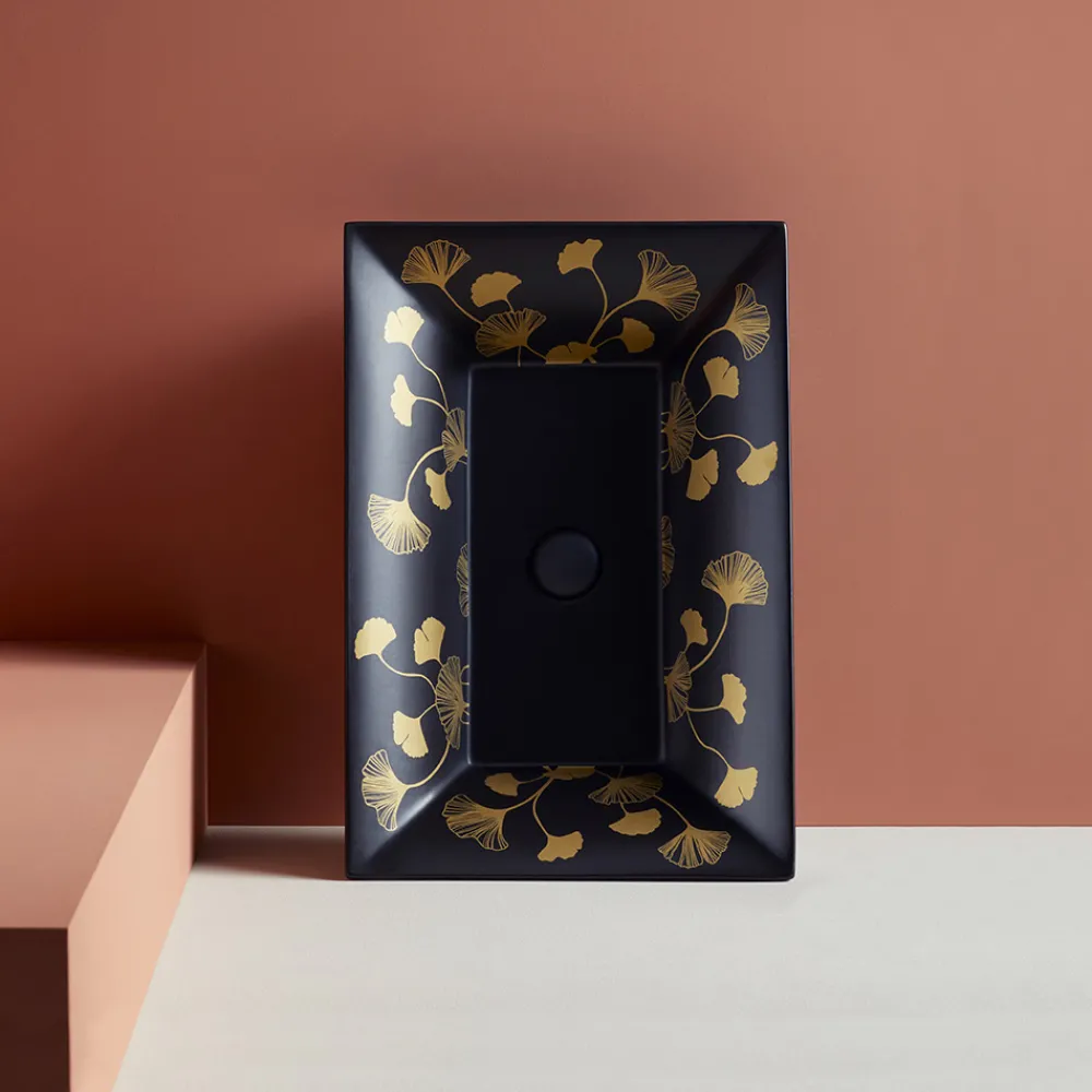 Viadurini Bathroom Waschbecken Aus Fire Clay-Halbeinbauwaschbecken aus Schamotteton in verschiedenen Ausführungen, hergestellt in Italien – Ultima