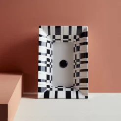 Viadurini Bathroom Waschbecken Aus Fire Clay-Halbeinbauwaschbecken aus Schamotteton in verschiedenen Ausführungen, hergestellt in Italien – Ultima