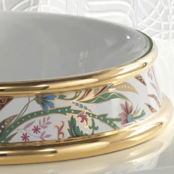 Viadurini Bathroom Waschbecken Aus Fire Clay-Halbeinbauwaschbecken in verschiedenen Ausführungen aus Schamott, hergestellt in Italien – Erasmo