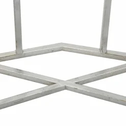 Viadurini Living Konsolentisch Flur-Halbkreisförmige Wohnzimmerkonsole im modernen Stil aus Eisen und Glas - Augusta