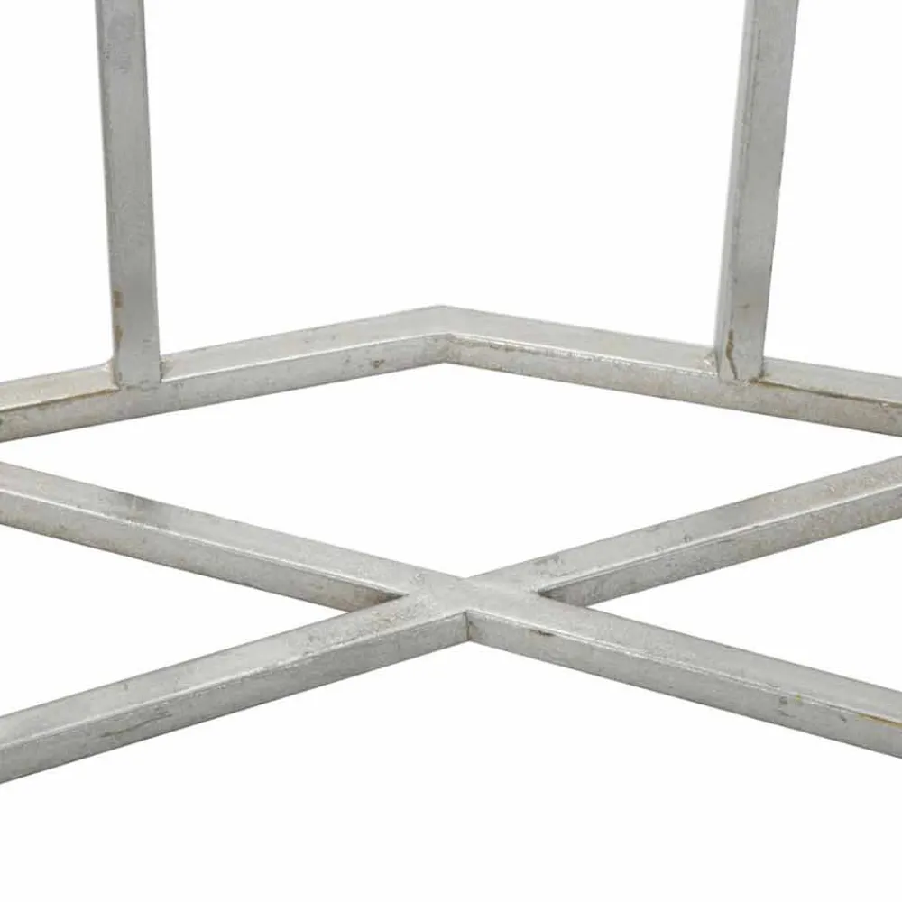 Viadurini Living Konsolentisch Flur-Halbkreisförmige Wohnzimmerkonsole im modernen Stil aus Eisen und Glas - Augusta