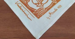 Viadurini by Marchi 1633 Tischdecken-Handbedruckte Tischdecke von hoher italienischer Handwerkskunst in Baumwolle und Leinen