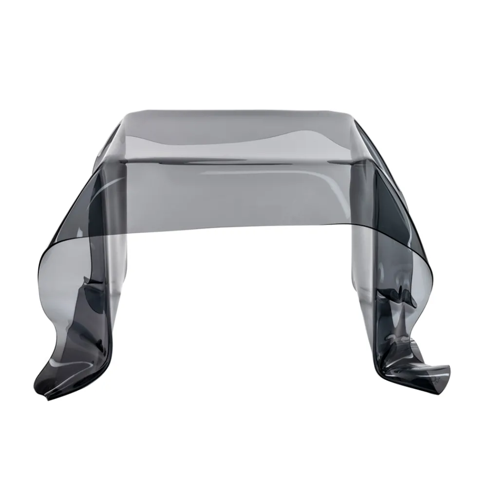 Viadurini Living Moderne Couchtische-Handbespannter Couchtisch aus Plexiglas, hergestellt in Italien – Pippo