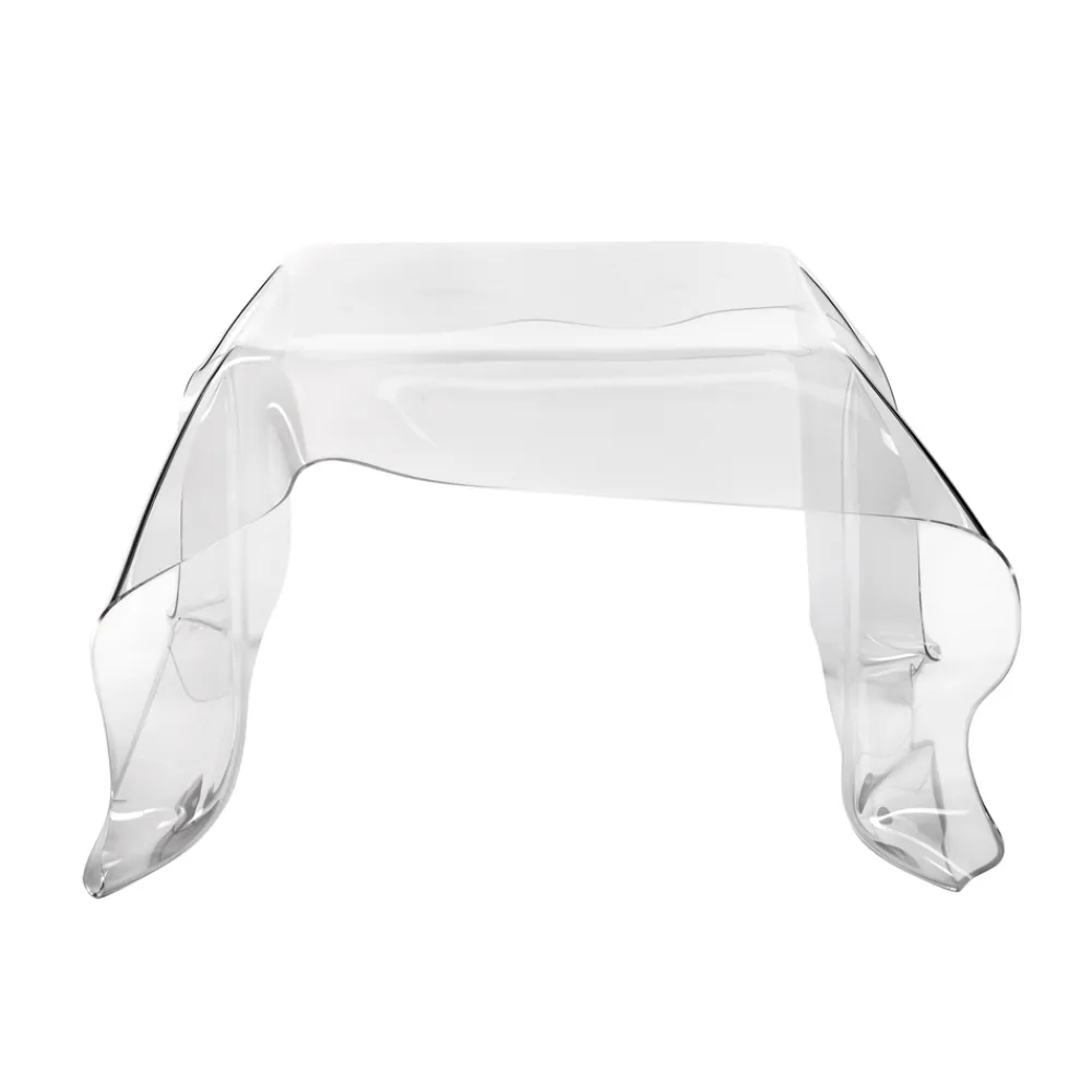 Viadurini Living Moderne Couchtische-Handbespannter Couchtisch aus Plexiglas, hergestellt in Italien – Pippo