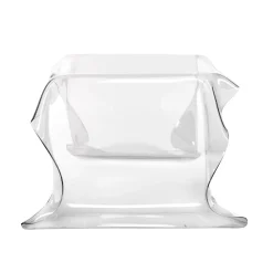 Viadurini Living Moderne Couchtische-Handbespannter Couchtisch aus Plexiglas, hergestellt in Italien – Pippo