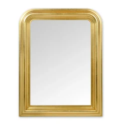 Viadurini Classic Wandspiegel-Handdekorierter Holzspiegel aus Blattgold Made in Italy - Navona