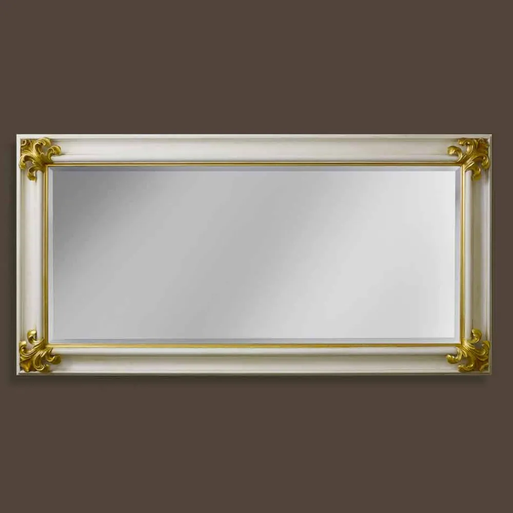 Viadurini Classic Wandspiegel-Handgearbeiteter Holz-Wandspiegel in modernem Design, hergestellt in Italien Stefano