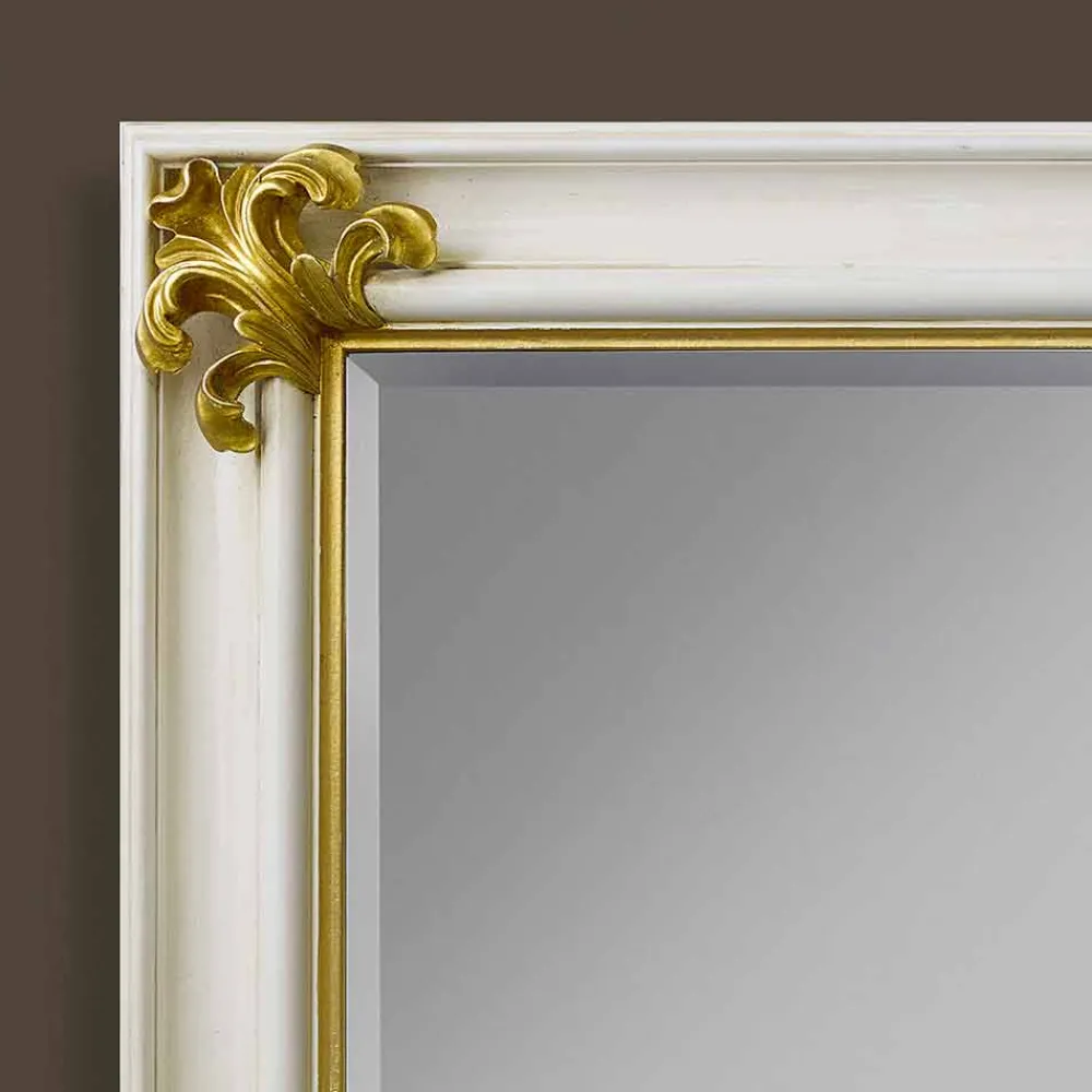 Viadurini Classic Wandspiegel-Handgearbeiteter Holz-Wandspiegel in modernem Design, hergestellt in Italien Stefano