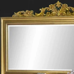 Viadurini Classic Wandspiegel-Handgearbeiteter Wandspiegel aus Holz und Harzfries in Italien Matteo