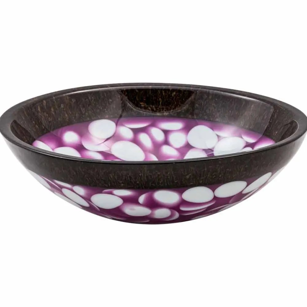 Viadurini Bathroom Harzwaschbecken-Handgearbeitetes Aufsatzwaschbecken aus Kunstharz, Buggiano