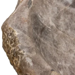 Viadurini Bathroom Steinwaschbecken-Handgearbeitetes Aufsatzwaschbecken aus Rauchquarz, Vigasio