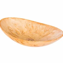 Viadurini Bathroom Harzwaschbecken-Handgearbeitetes Aufsatzwaschbecken Made in Resin - Malegno