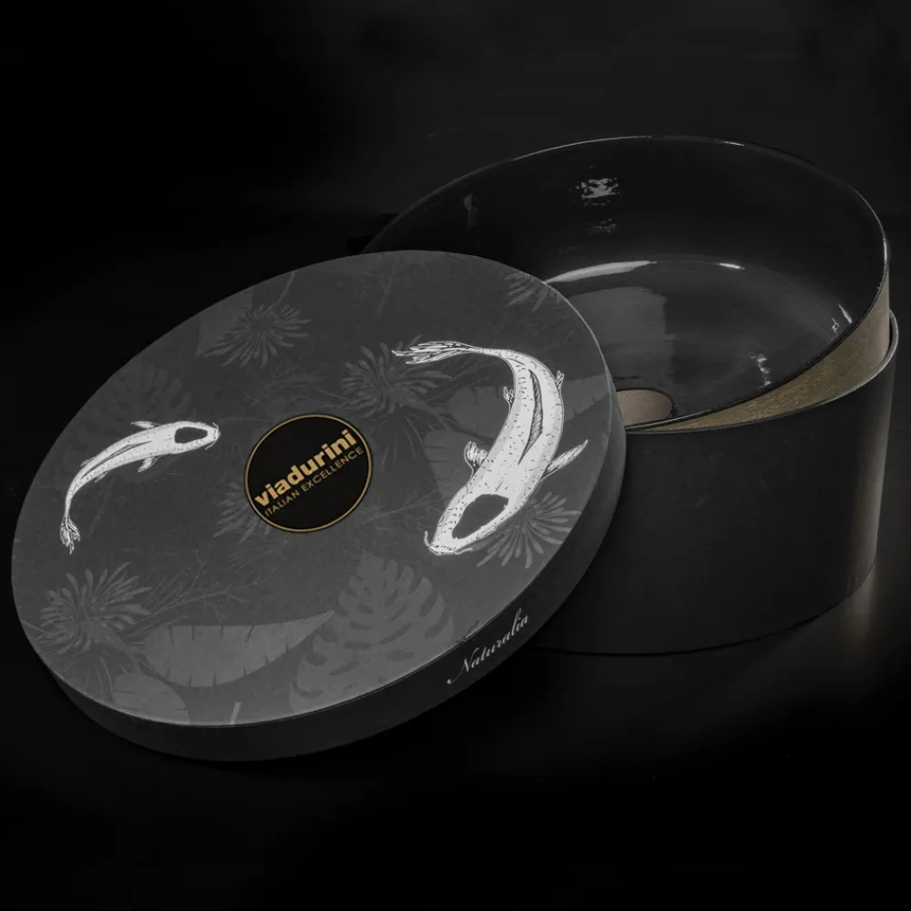 Viadurini Bathroom Farbige Waschbecken-Handgedrehtes Waschbecken aus feuerfestem Ton Made in Italy - Tatiana