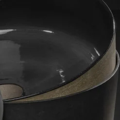 Viadurini Bathroom Farbige Waschbecken-Handgedrehtes Waschbecken aus feuerfestem Ton Made in Italy - Tatiana