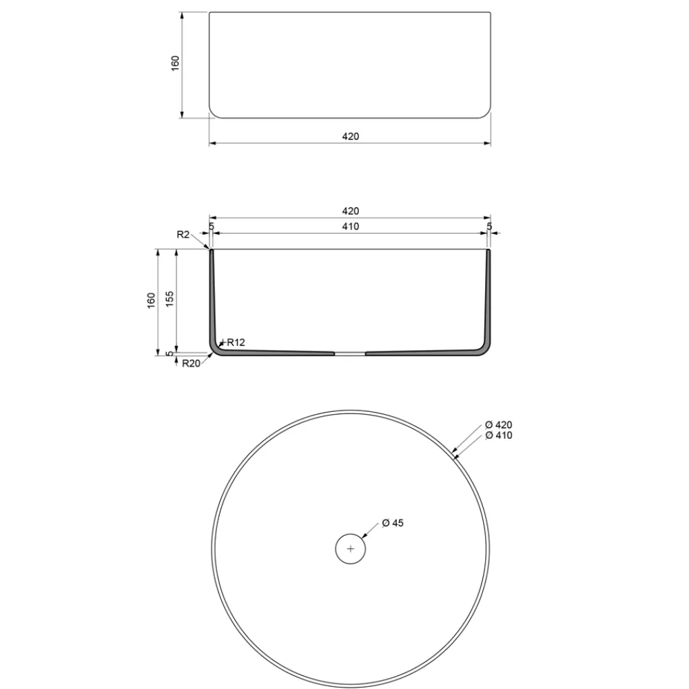 Viadurini Bathroom Farbige Waschbecken-Handgedrehtes Waschbecken aus feuerfestem Ton Made in Italy - Tatiana