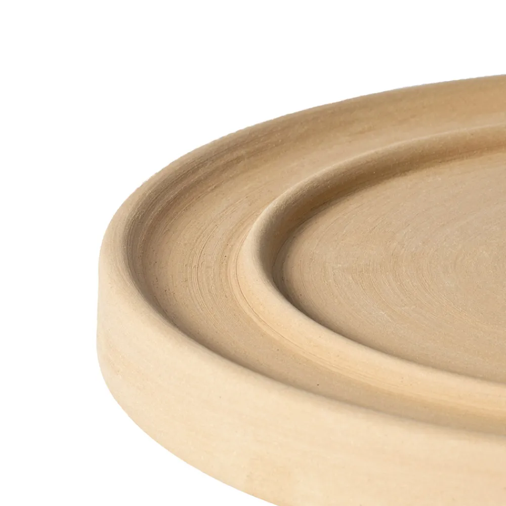 Viadurini in the Garden Deko Vasen-Handgefertigte Blumenvase mit Terrakotta-Untertasse Made in Italy - Pita