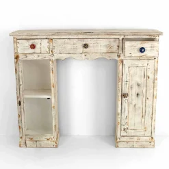 Viadurini Living Konsolentisch Flur-Handgefertigte Consolle aus massivem Tannenholz Made in Italy - Carminia