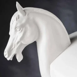 Viadurini Living Deko Vasen-Handgefertigte dekorative Vase aus weißer Keramik oder 24k Gold Made in Italy - Jakcy