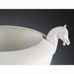 Viadurini Living Deko Vasen-Handgefertigte dekorative Vase aus weißer Keramik oder 24k Gold Made in Italy - Jakcy