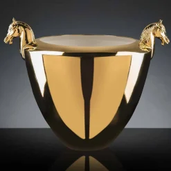 Viadurini Living Deko Vasen-Handgefertigte dekorative Vase aus weißer Keramik oder 24k Gold Made in Italy - Jakcy