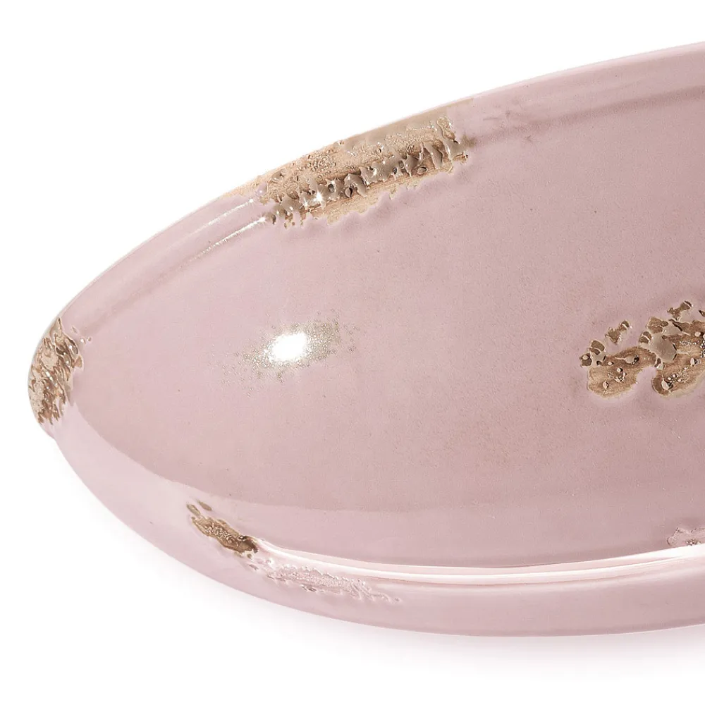 Ferroluce Wandleuchte Industrial-Handgefertigte Halbmond-Wandlampe aus Eisen und Keramik - Vintage