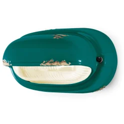 Ferroluce Wandleuchte Industrial-Handgefertigte horizontale Eisenapplikation aus Keramik und Industrie - Vintage