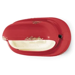 Ferroluce Wandleuchte Industrial-Handgefertigte horizontale Eisenapplikation aus Keramik und Industrie - Vintage