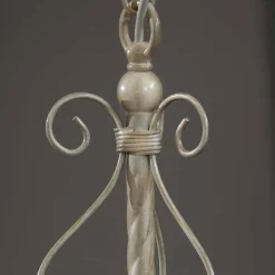 Ferroluce Pendelleuchten Vintage-Handgefertigte Keramik-Pendelleuchte mit Passanastri - Neapel