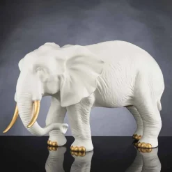 Viadurini Living Deko Artikel Und Wohnaccessoires-Handgefertigte Keramik-Statue in Elefantenform Made in Italy - Infanterist