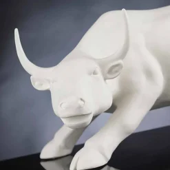 Viadurini Living Deko Artikel Und Wohnaccessoires-Handgefertigte Keramikstatue in Bullenform Made in Italy - Bulino