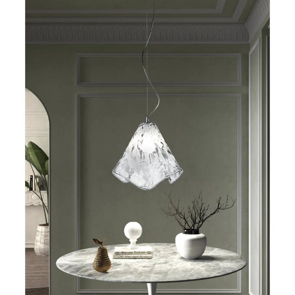 Viadurini Vetro di Venezia Murano Lampen|Moderne Pendelleuchten-Handgefertigte Pendelleuchte aus geblasenem venezianischem Glas 35 46 cm - Mary